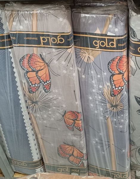 Тканина Бязь Gold 220 см, щільність 125 г/м&sup2; (рулон 50 м) &mdash; бавовна для постільної білизни, оптом 13371 фото
