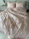 Євро комплект постільної білизни Страйп Сатин &laquo;Пудра&raquo; 100% бавовна 13644 фото 5