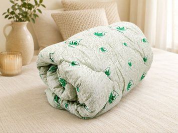 Ковдра ALOE VERA Двоспальна 175&times;210 см &ndash; стьобана, мікрофібра, Купити 13439 фото